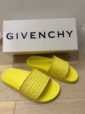 Givenchy Pool Slides - yellow